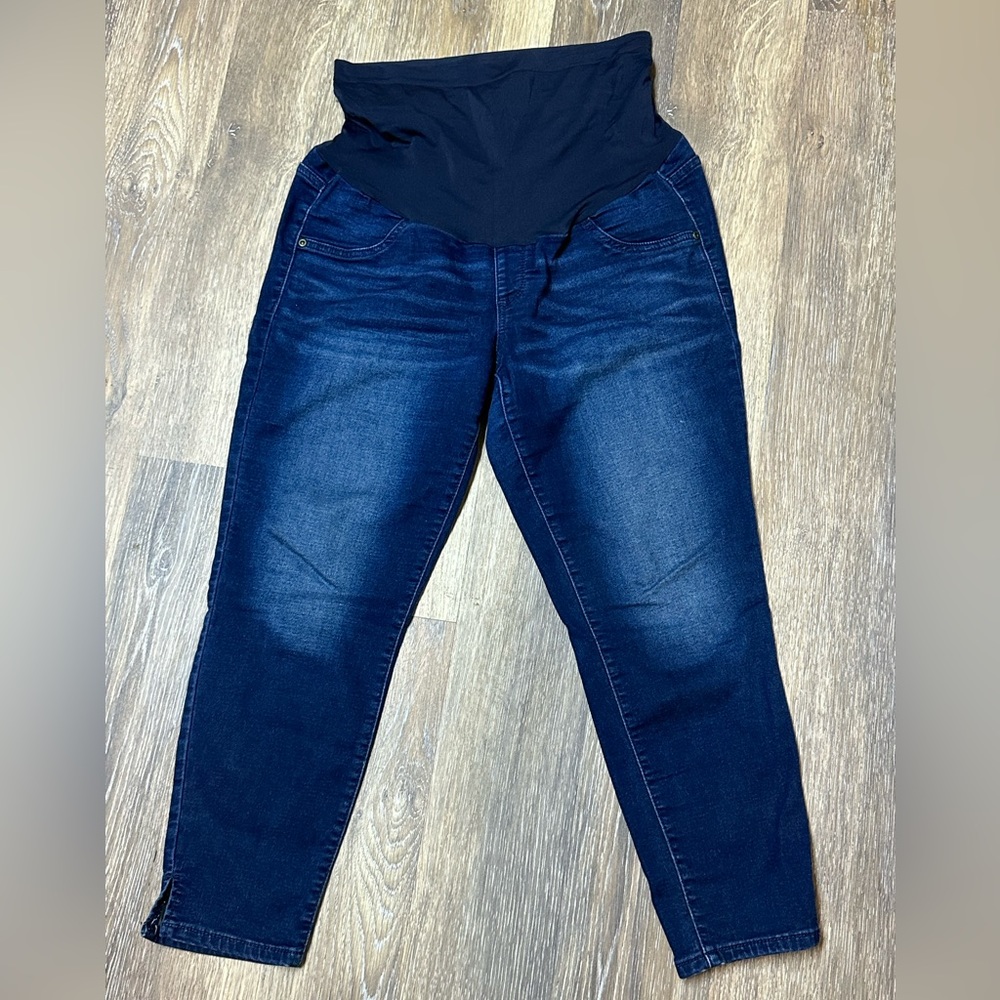 a:glow Maternity Jeggings Jeans Women's Size 14 Cropped